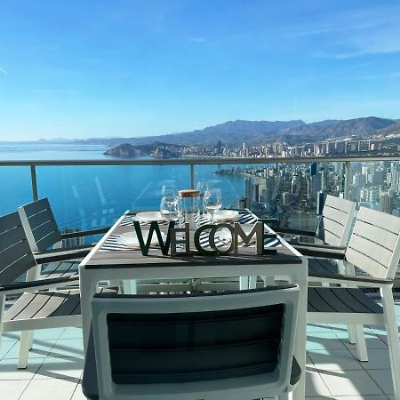 베니돔 Skyline 41 Gran Lujo, Terraza Grande Y Vistas Al Mar - Planta 41 아파트 외부 사진