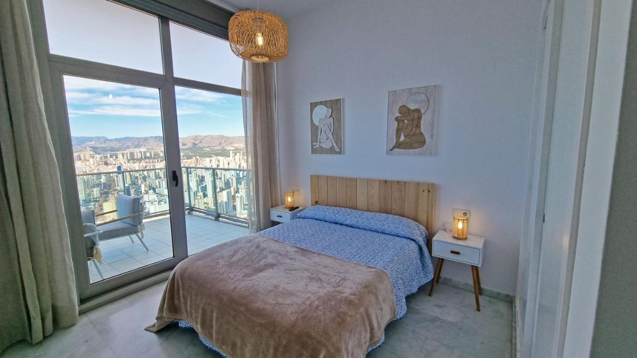 베니돔 Skyline 41 Gran Lujo, Terraza Grande Y Vistas Al Mar - Planta 41 아파트 외부 사진