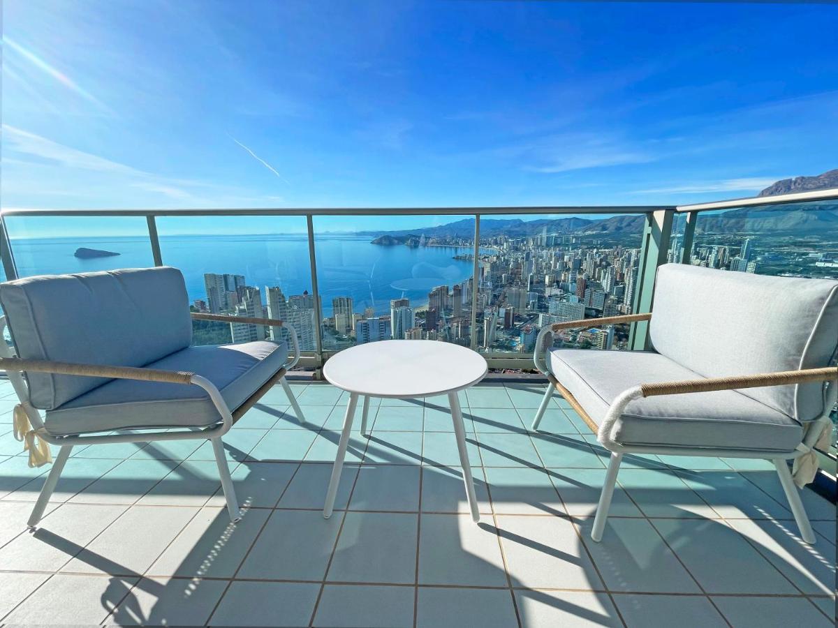 베니돔 Skyline 41 Gran Lujo, Terraza Grande Y Vistas Al Mar - Planta 41 아파트 외부 사진