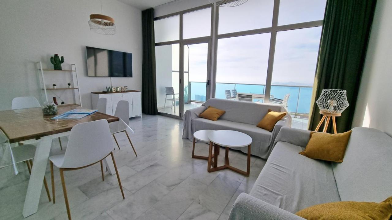 베니돔 Skyline 41 Gran Lujo, Terraza Grande Y Vistas Al Mar - Planta 41 아파트 외부 사진